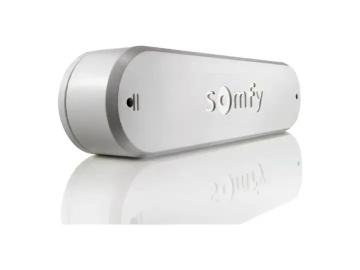 Capteur de vent Somfy Eolis 3D, petit boîtier blanc